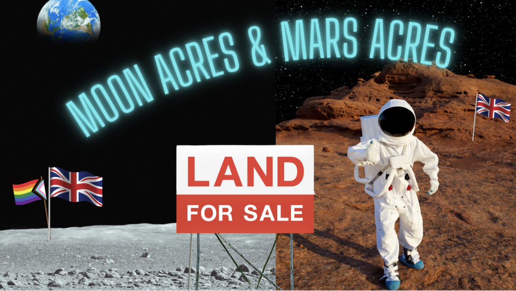 An Acre on the Moon and Mars