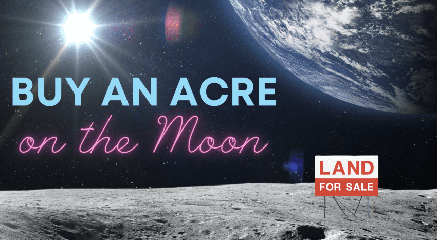 Moon Land for Sale Here