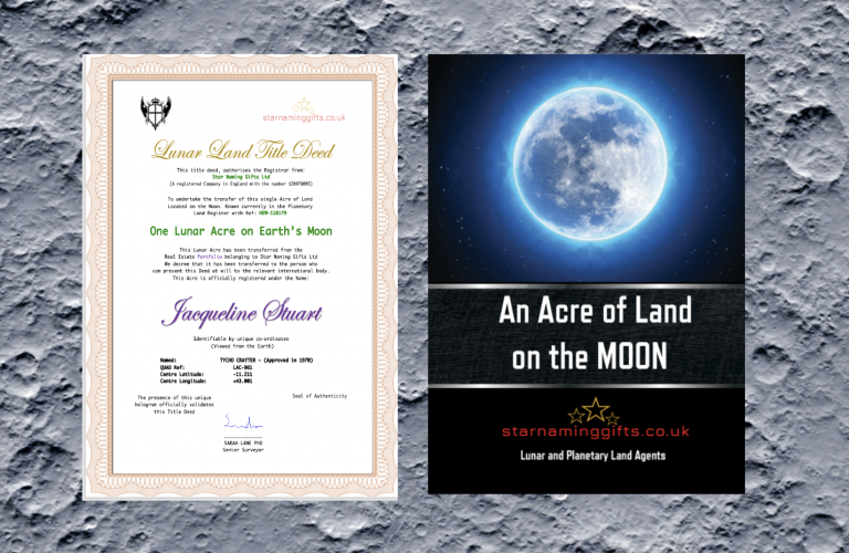 Acre of Land on the Moon